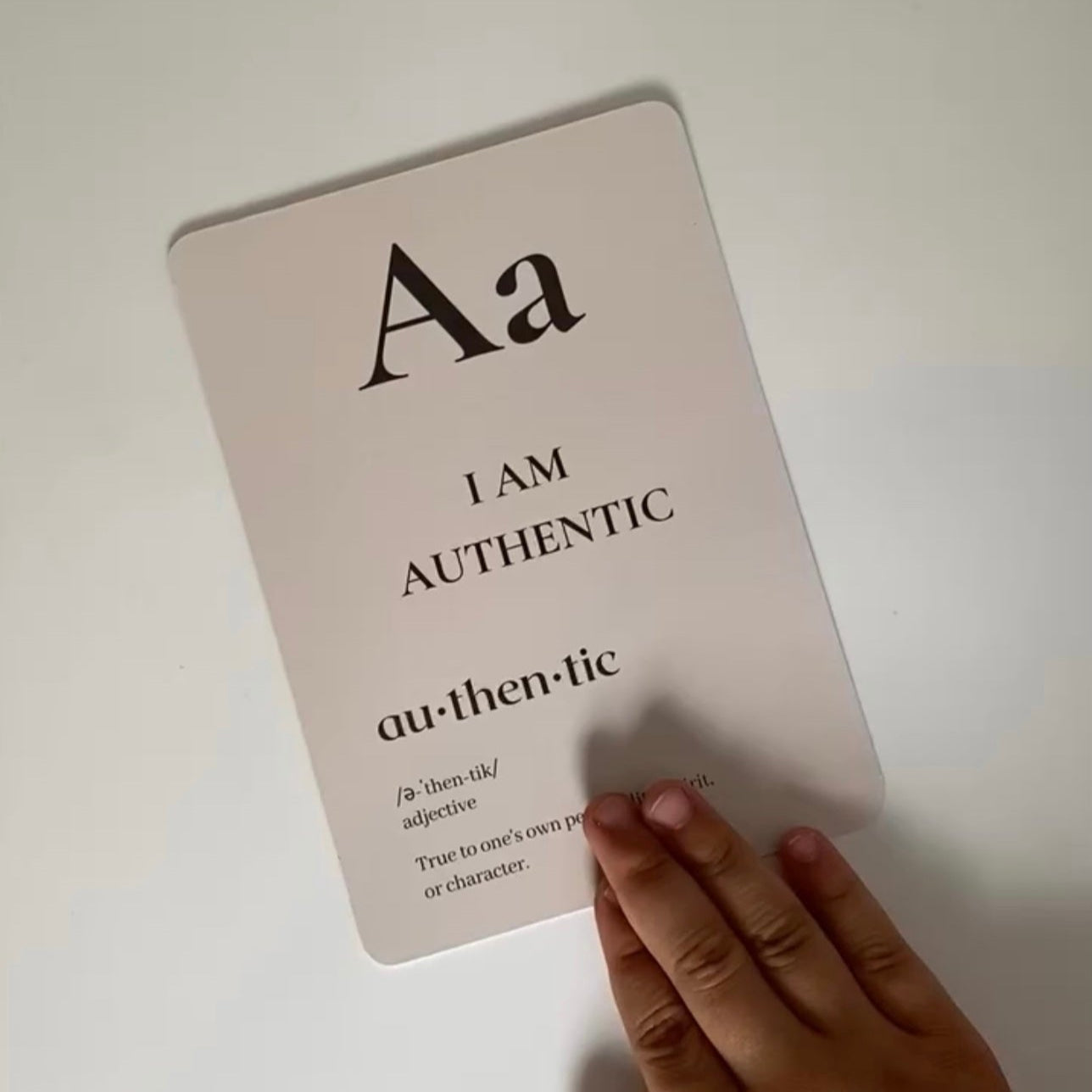 Alphabet A-Z Affirmation Cards