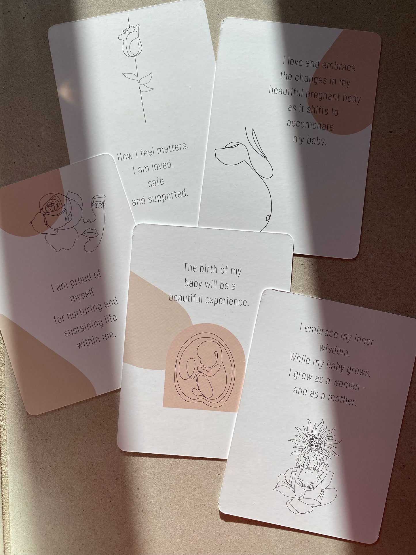 Pregnancy Affirmation Cards